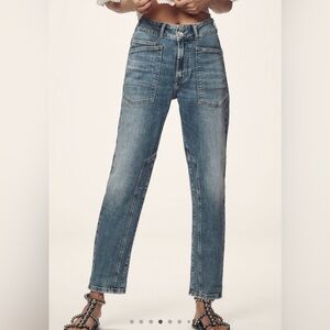 Pilcro by Anthropologie The Wanderer Mid-Rise Relaxed Jeans 25